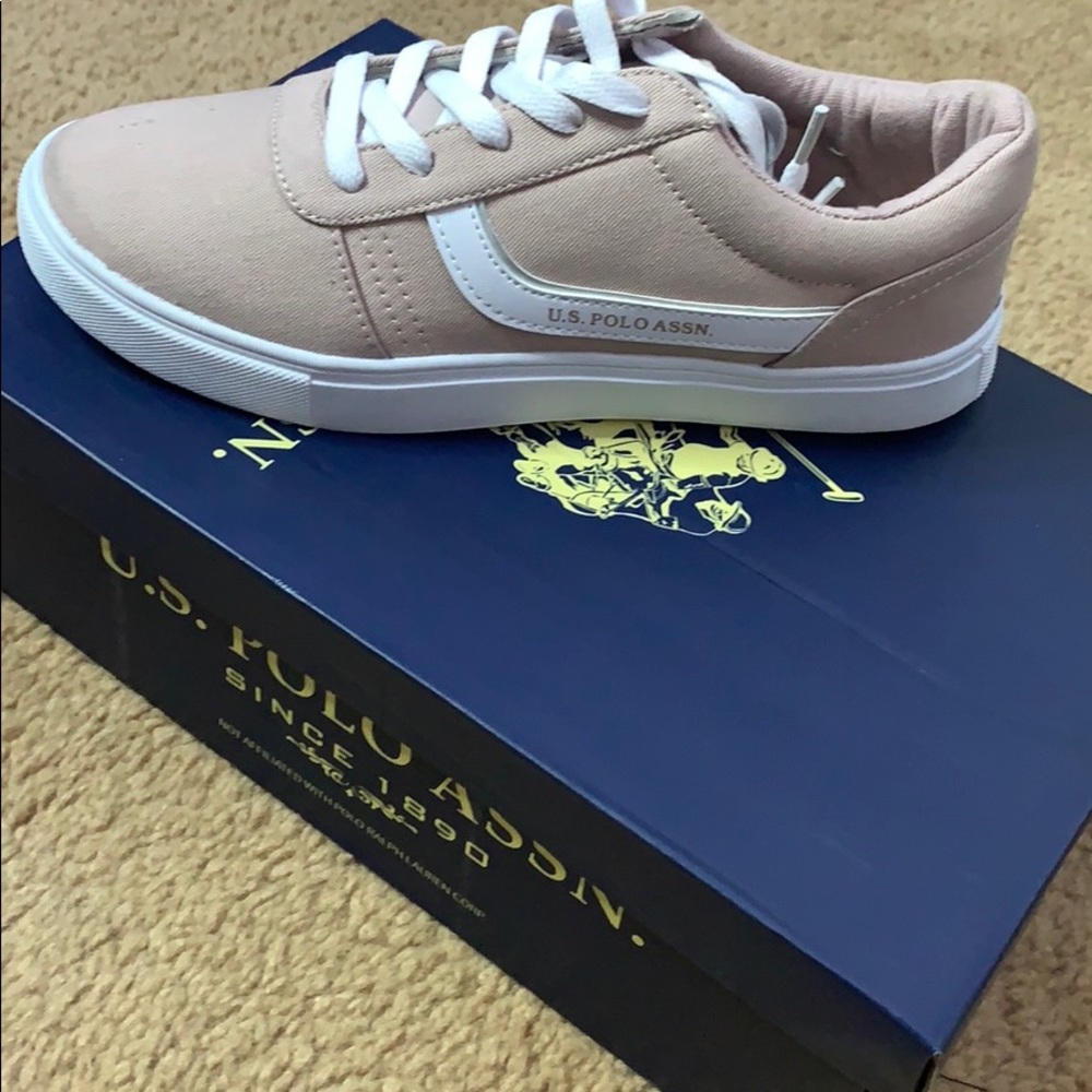 cute Pink Polo Assn. sneakers